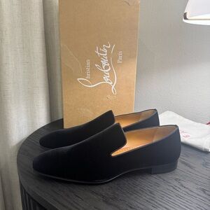 Christian Louboutin Dandelion Loafer Velvet Black 44